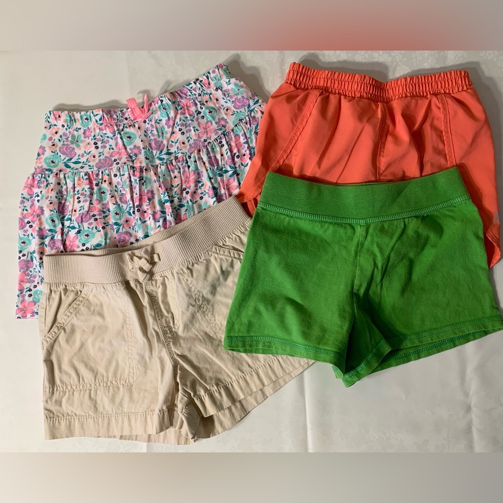 NWOT/EUC Bundle of Skort & Shorts: Pull On, Girls Size 7/8